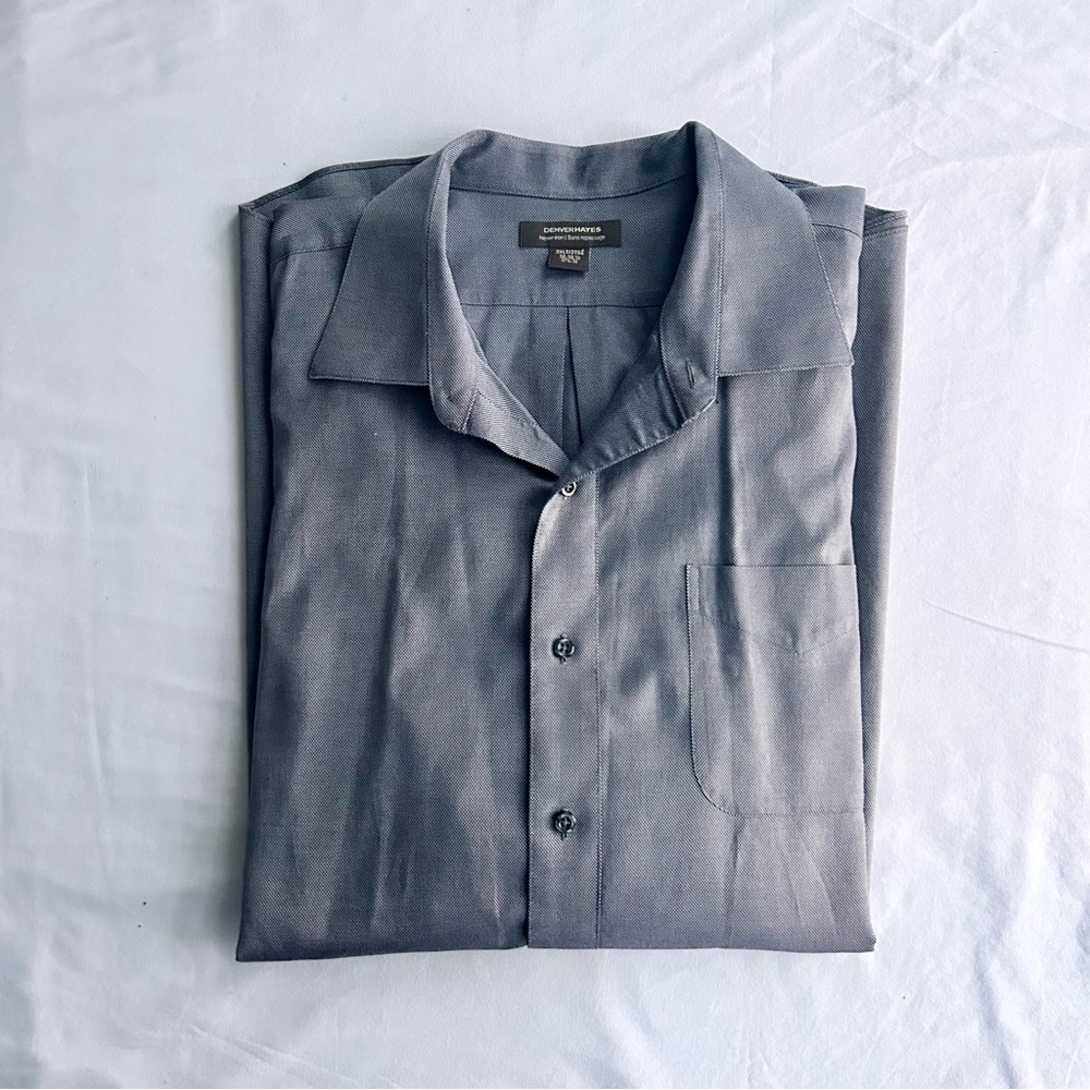 Denver Hayes Gray long sleeve Shirt